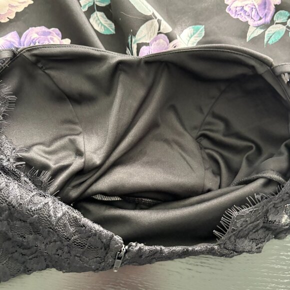 Jodi Kristopher Lace Top with Built in Bra Fit & Flare Dress Size 3/4 NWT - Picture 8 of 9